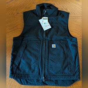 Carhartt Black Quick Duck Vest. Large
